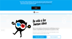 Desktop Screenshot of es.ulule.com