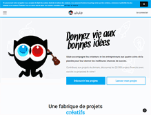 Tablet Screenshot of fr.ulule.com